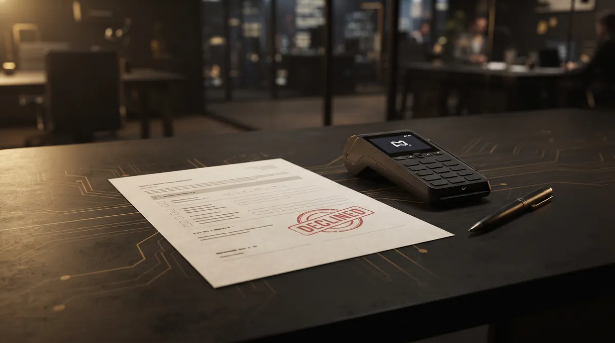 High-risk merchant account approval concept